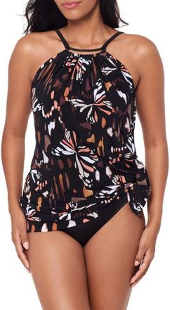 Magic Suit By Miraclesuit Chrysalis Parker Underwire One-Piece Swimsuit in Black/Multi at Nordstrom, Size 10