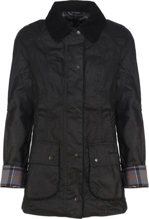 Barbour Beadnell Wax Jacket - female - Barbour - Light Jackets - Black - 2XS - Jackets