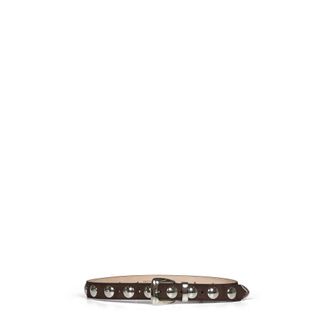 Khaite Belts, female, Brown, Size: 90 CM Benny Belt