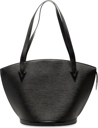Louis Vuitton Borsa tote Saint Jacques GM in pelle &Eacute;pi 1996 - Nero