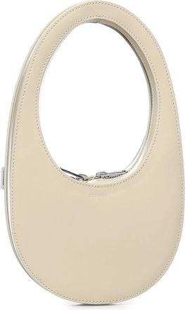 Coperni Mini Swipe Bag - Dames - Handtassen - Beige - ONE Size - Leer - Tassen
