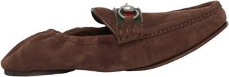 Gucci Brown Horsebit Loafers