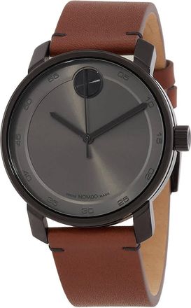 Movado New Bold Access Quartz Grey Dial Mens Watch 3600917