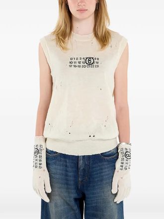Maison Margiela Canotta con effetto vissuto - Toni neutri
