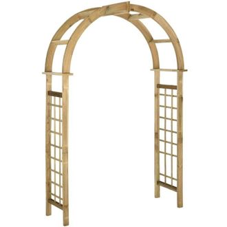 vidaXL Vidaxl - Arco De Celos&iacute;a De Madera De Pino Verde Impregnada