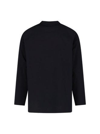 Yohji Yamamoto Mens T-Shirts And Polos Black Cotton