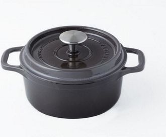 Invicta Casseruola rotonda in ghisa smaltata 28 cm talpa - puv402287 Invicta