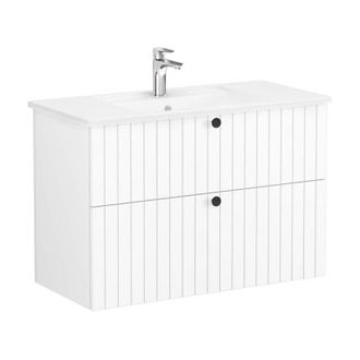 Vitra Mueble De Ba&ntilde;o Con Lavabo Root 100x67x46 Cm Blanco Mate (rootg100wints)