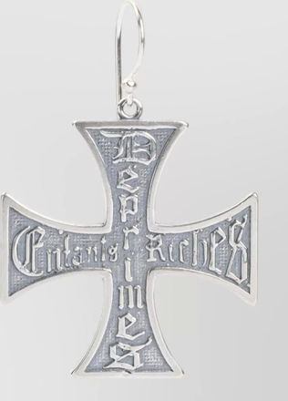 Enfants Riches Deprimes cross pendant necklace engraved design charm