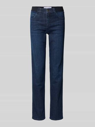Angels Slim Fit Jeans mit elastischem Bund in Dunkelblau, Gr&ouml;&szlig;e 34/30