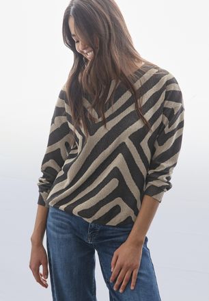 Street One Langarmshirt STREET ONE, Damen, Gr. 36, gr&uuml;n (cool vintage gr&uuml;n), Jersey, Obermaterial: 62% Polyester, 33% Viskose, 5% Elasthan, bedruckt, regular fit