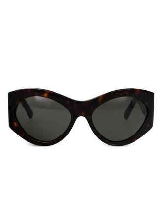 Saint Laurent Eyewear SL 854 sunglasses - women - Recycled Acetate - 58 - Brown