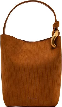J.W.Anderson Shoulder Bags, female, Brown, ONE SIZE, Corner Bucket Bag