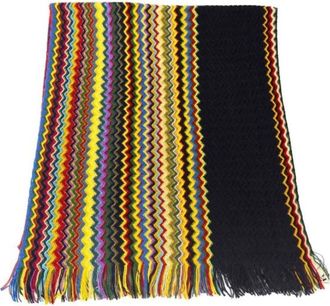 Missoni Geometrische Wollenmix Deken - Dames - Wintersjaals - Veelkleurig - ONE Size - Wol - Accessoires