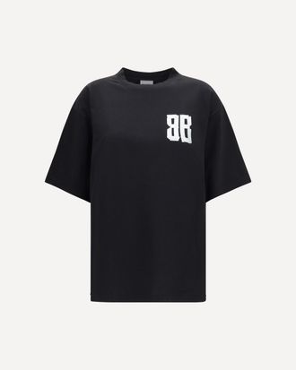 Balenciaga Glitter logo T-shirt Female XS