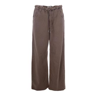 A Gold E Wide Trousers - female - Agolde - Wide Trousers - Brown - XS - Trousers