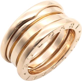Bulgari Gold Pink Gold (18K) Band Ring (Pre-Owned)