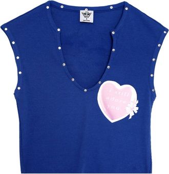 Boys Lie Womens Adore You Rebel Tank Top In Blue