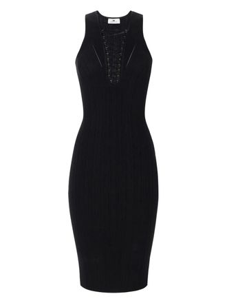 Elisabetta Franchi knitted dress - Black