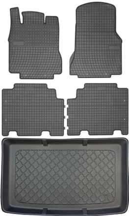 OEM Juego De Alfombrillas De Goma Para Coche Y Maletero Para Mercedes Clase A W168 Hatchback (2001-08.2004)