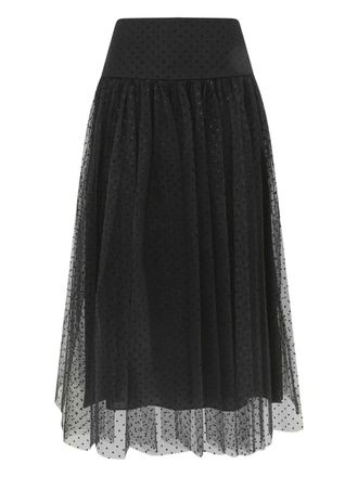 Zimmermann polka-dot midi skirt - Black
