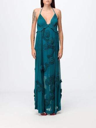 Dries Van Noten Dress Woman color Petroleum Blue