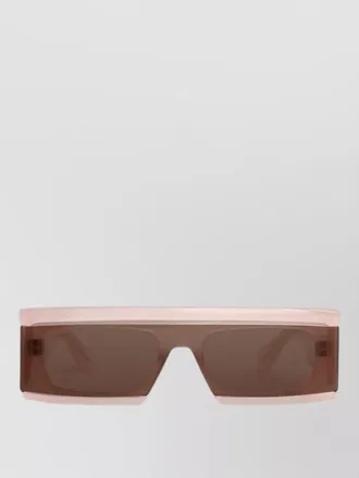 Alaia acetate rectangular mask sunglasses