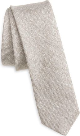 Eleventy Cashmere & Silk Tie in Sand at Nordstrom