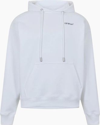 Off-white Mens Logo Skate Hoody - White/Multi - Size: 36