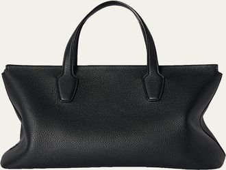 The Row Marcel Slouchy Top-Handle Bag in Grain Leather