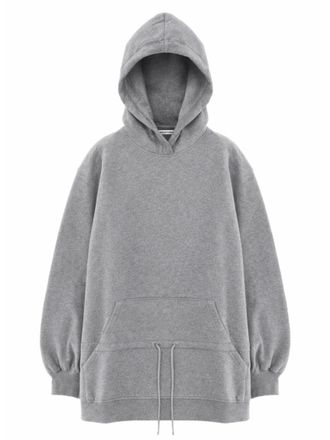 Alexander Wang Grey Solid Hood Mini Dress
