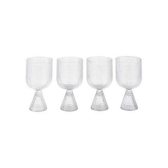 Pols Potten Wine glass Rooftop - Transparent - Glass