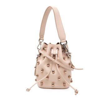 Fendi Pre-owned Fendi Mini Studded Calfskin Mon Tresor Bucket Bag 8BS010 A3DC 189 8465