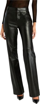 Retrofête Adelina Leather Pant In Black