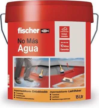 Fischer Impermeabilizante Embaldosable Gris 15l 564137