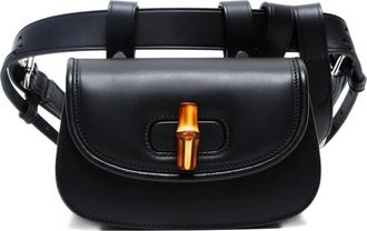 Gucci Marsupio con dettglio in bambù 2000-2020 - Nero