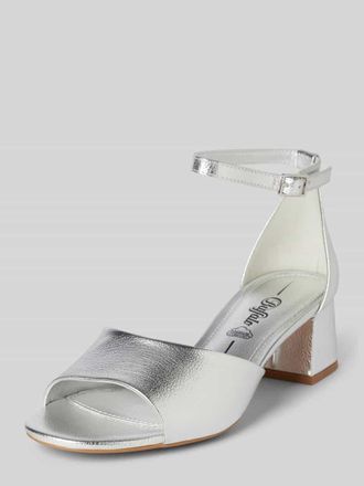 Buffalo Sandalette mit Blockabsatz Modell LILLY NEAT in Silber, Größe 36