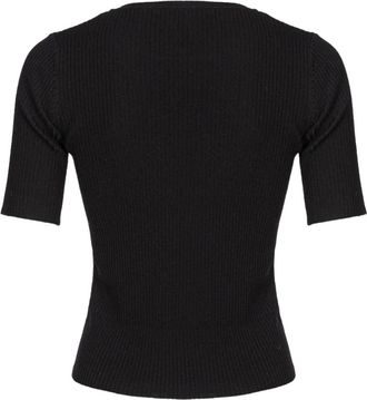 Pinko Pinko, Truien & Vesten, Dames, Zwart, S, Zwarte Sweaters voor Vrouwen