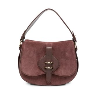 Coccinelle Mavery Su&egrave;de Handtas - Dames - Schoudertassen - Paars - ONE Size - Su&egrave;de - Tassen