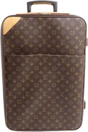 Louis Vuitton Vintage, unisex, Bruin, ONE Size, Pre-owned Pegase Monogram Koffer