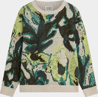 Scotch & Soda Men & apos;s Watercolor Cotton-Blend Sweater