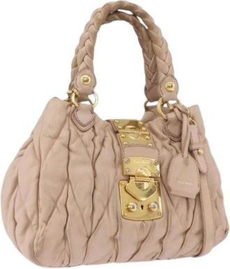 Miu Miu Pre-owned Handbags, female, Pink, Size: ONE SIZE Pre-owned Hand Bag