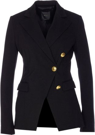 Pinko Tailored Black Blazer With Structured Shoulders