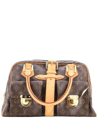 Louis Vuitton Brown Monogram Canvas Manhattan Gm (Authentic Pre-Loved)