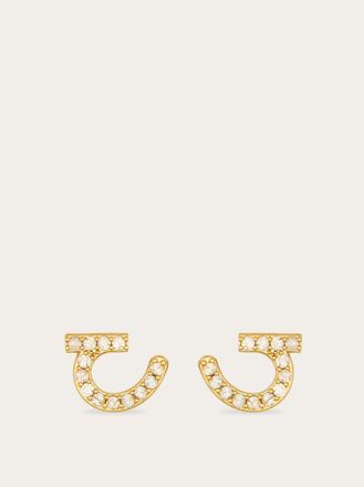 Ferragamo Women Earrings with crystals Gold