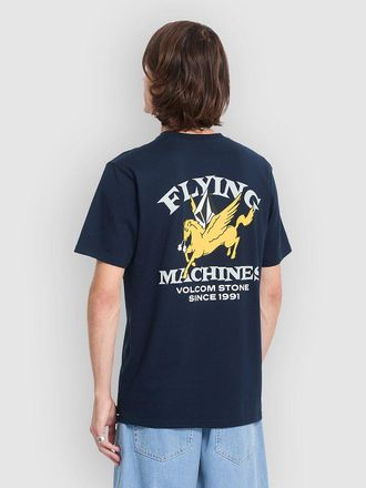 Volcom Flying Machine T-Shirt blauw