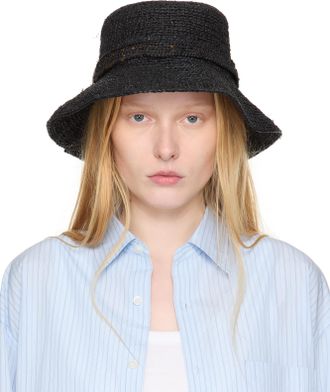 ハット PRADA BLACK NAPLAK BUCKET HAT Prada Black Naplak Bucket Hat | italist
