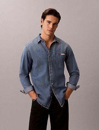 Calvin Klein Klassiek denim overhemd