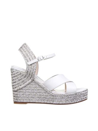 Jimmy Choo London Dellena 100 sandals in white