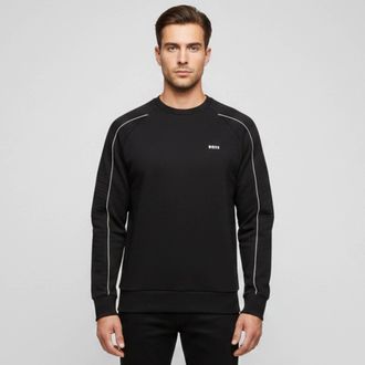 HUGO BOSS Black Jersey Long Sleeve Crewneck Sweatshirt